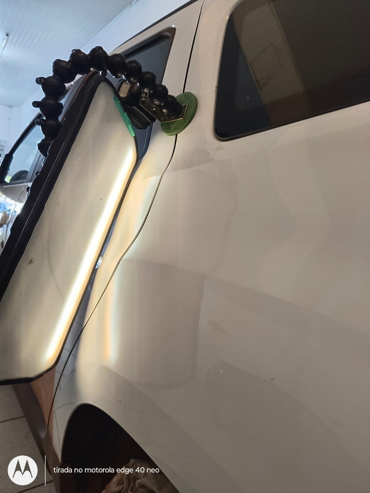 Depois do martelinho na lateral traseira esquerda do Renault Duster
