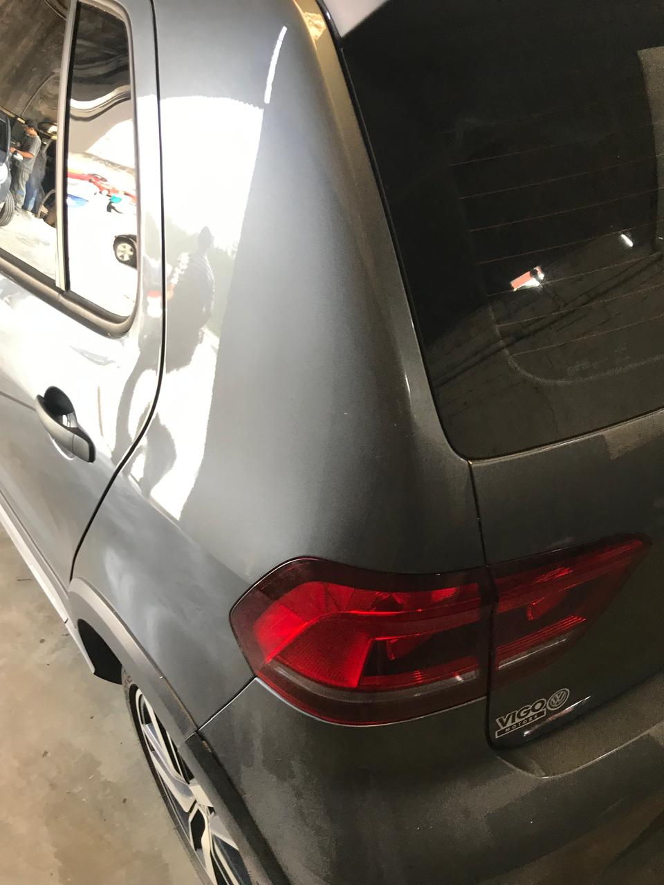 Depois do martelinho na lateral traseira esquerda do VW Fox